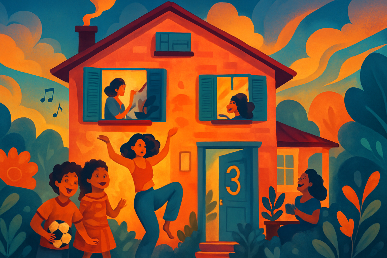 House Number 3 — Creativity, Joy & Social Connection