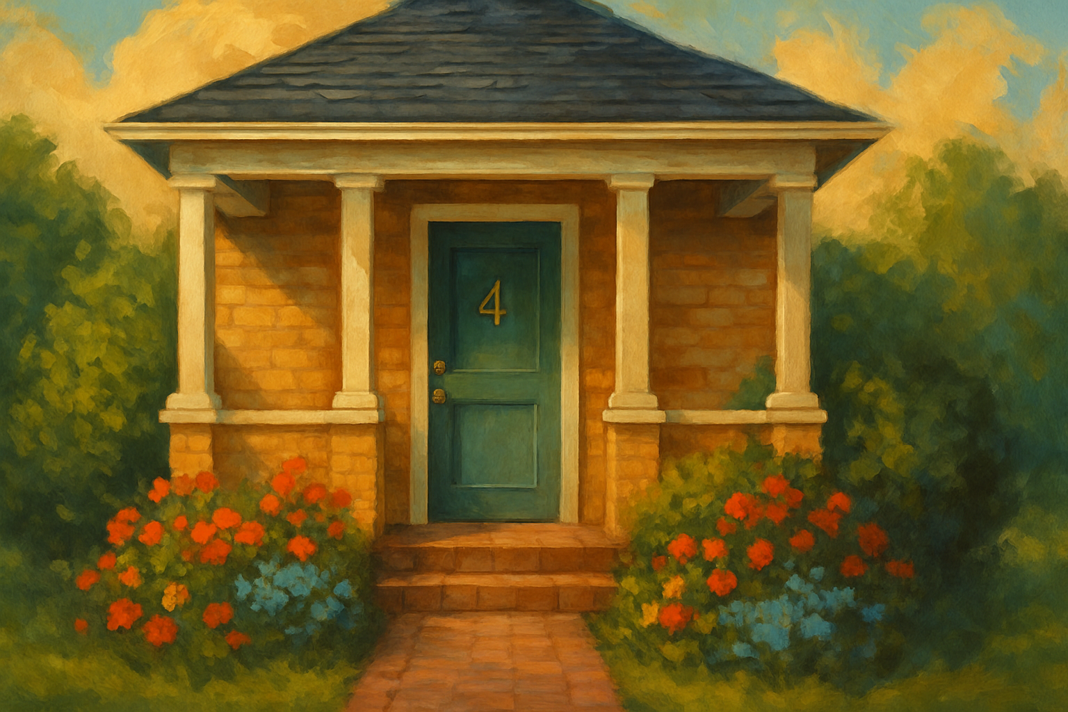House Number 4 — Stability, Security & Hard Work