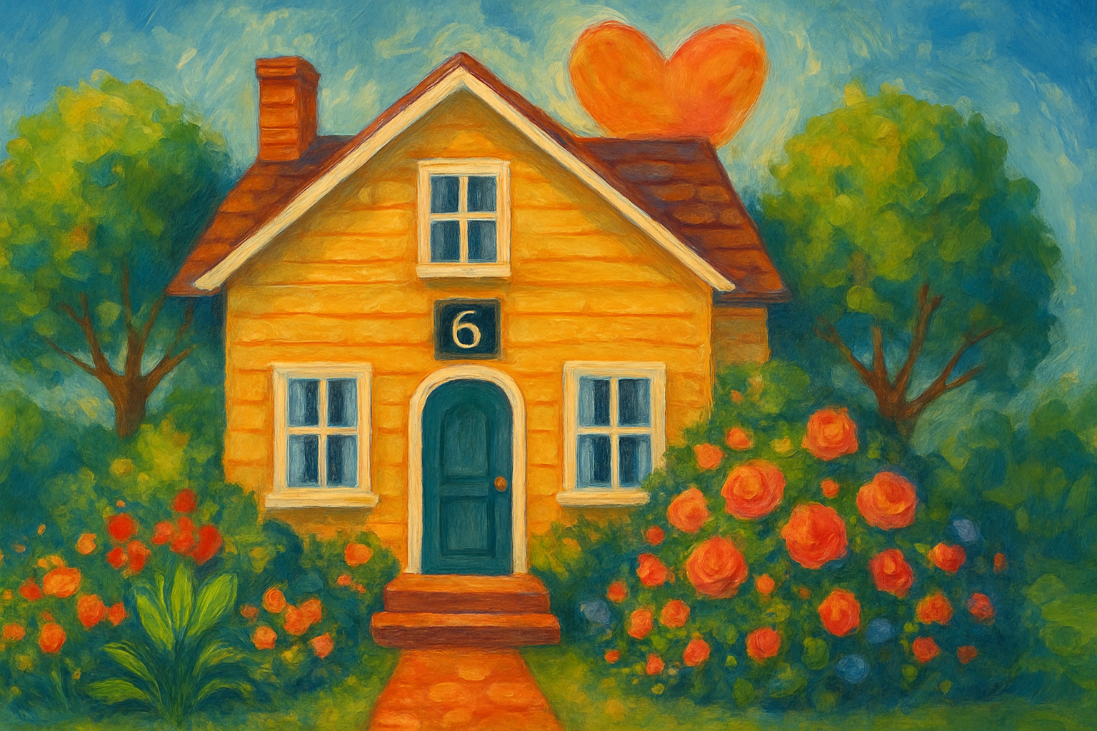 House Number 6 — Family, Nurturing & Heartfelt Warmth